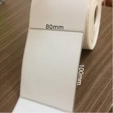 Decal thường in mã vạch tem nhãn khổ 80x100mm, cuộn 100m